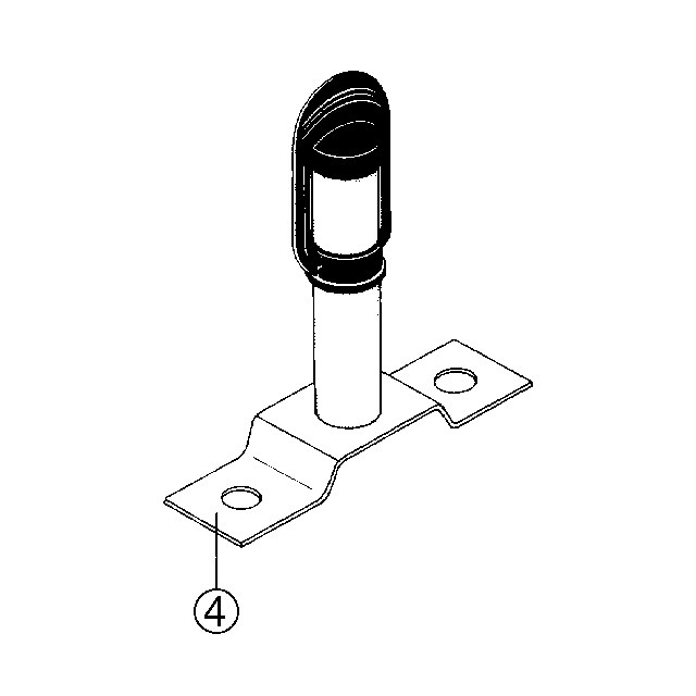 Support de Gyrophare A Plat référence fournisseur 1204430